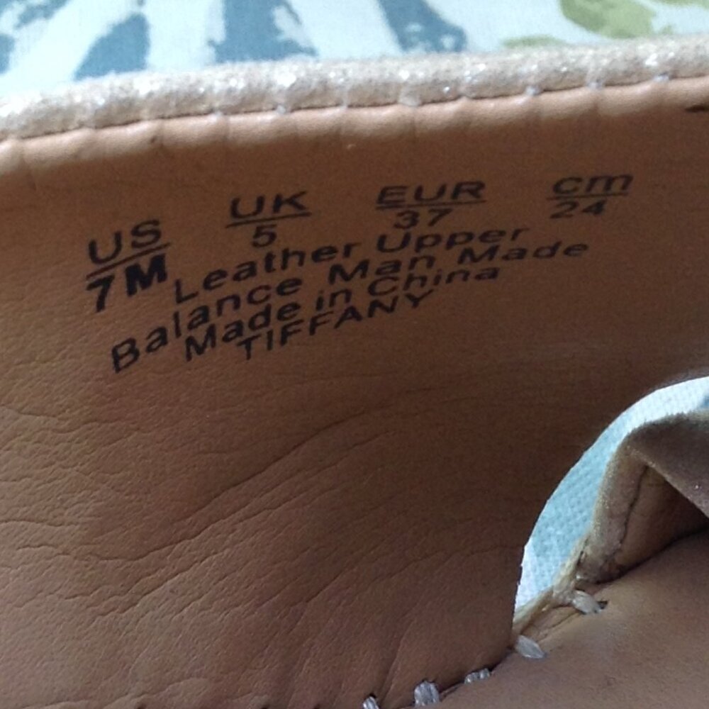 Franco Sarto "Tiffany" "7" Platforms, Leather, Boho, Chic, Leather, Girlhoodcore - Picture 6 of 7